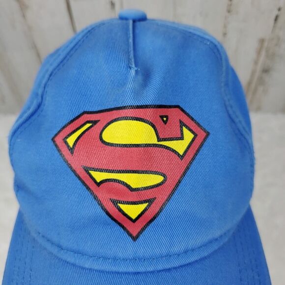 Superman Velcro Cap Blue Size Junior - Picture 4 of 9